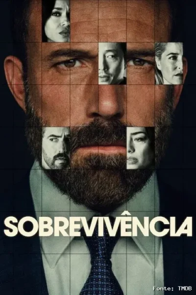Pôster do filme Sobrevivência com os pais desesperados buscando resgatar seu filho sequestrado.